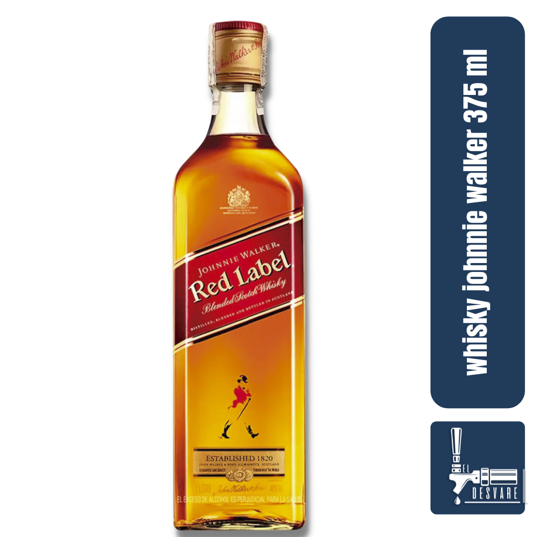 WHISKY JOHNNIE WALKER RED 375ML