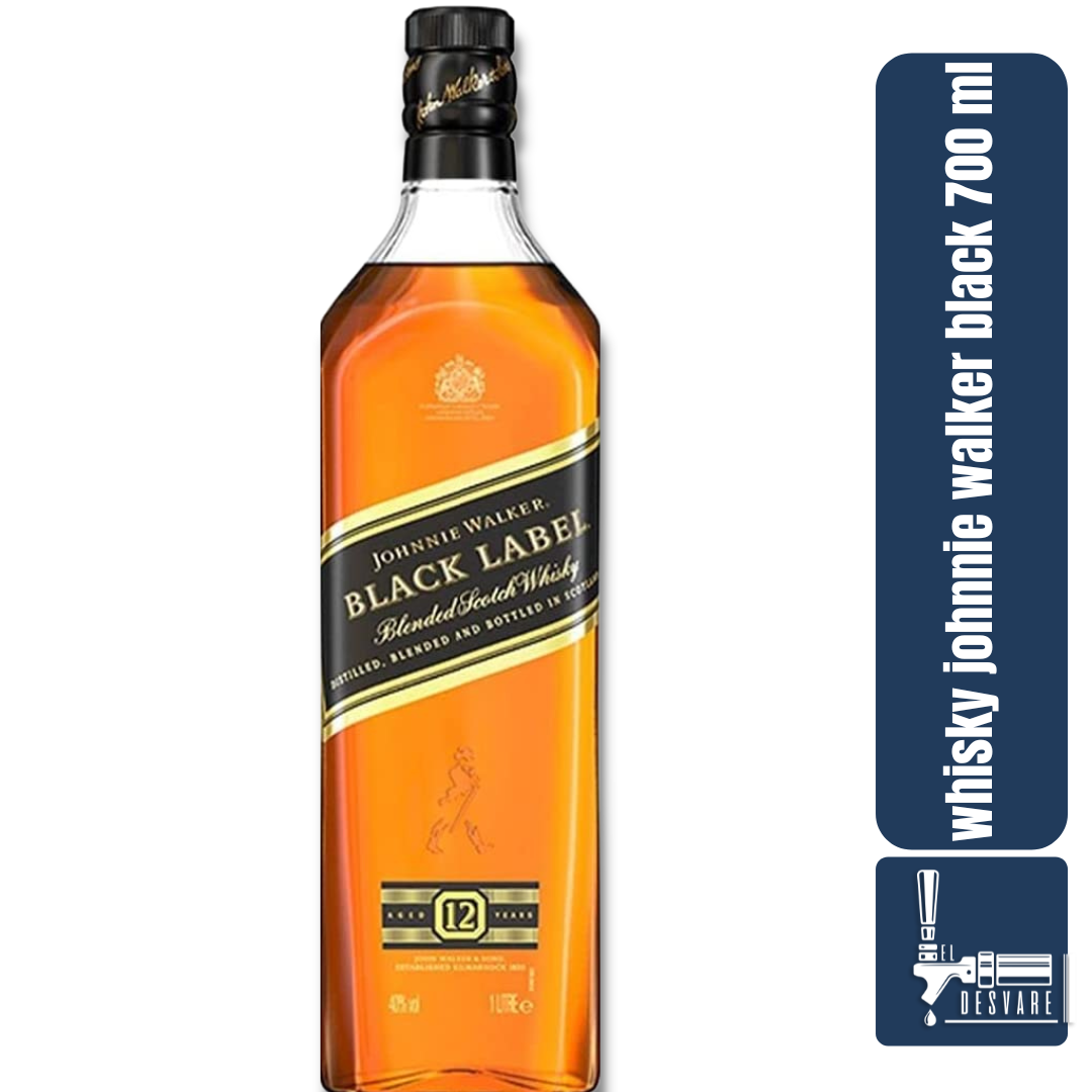 WHISKY JOHNNIE WALKER BLACK LABEL 700ML