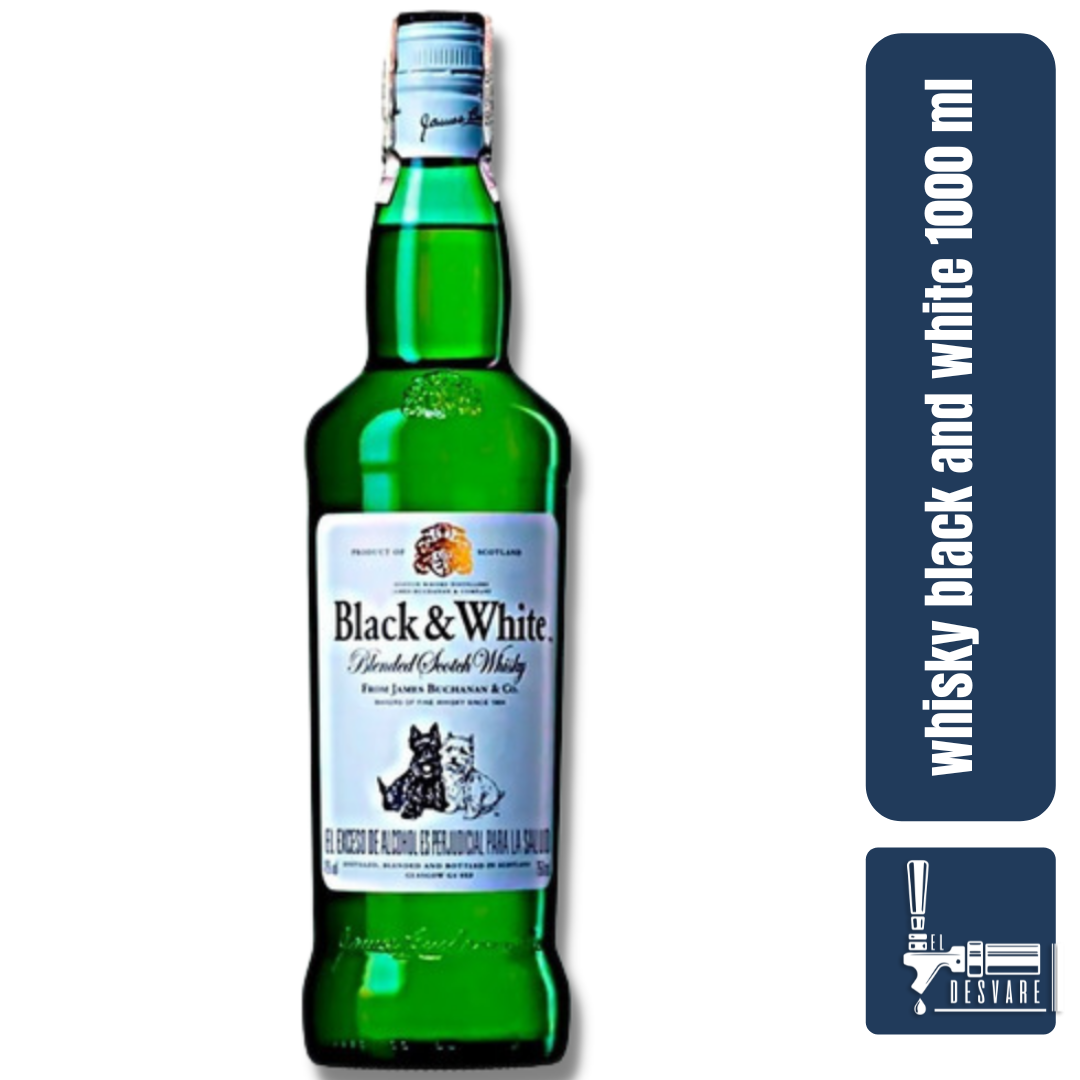 WHISKY BLACK & WHITE 1000ML