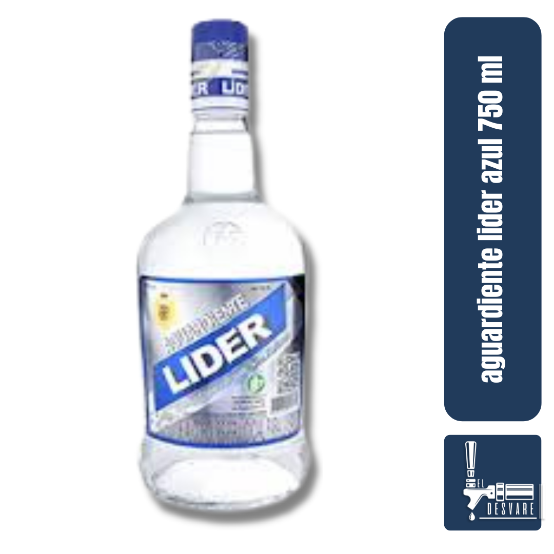 AGUARDIENTE  LIDER AZUL BOTELLA  750ML