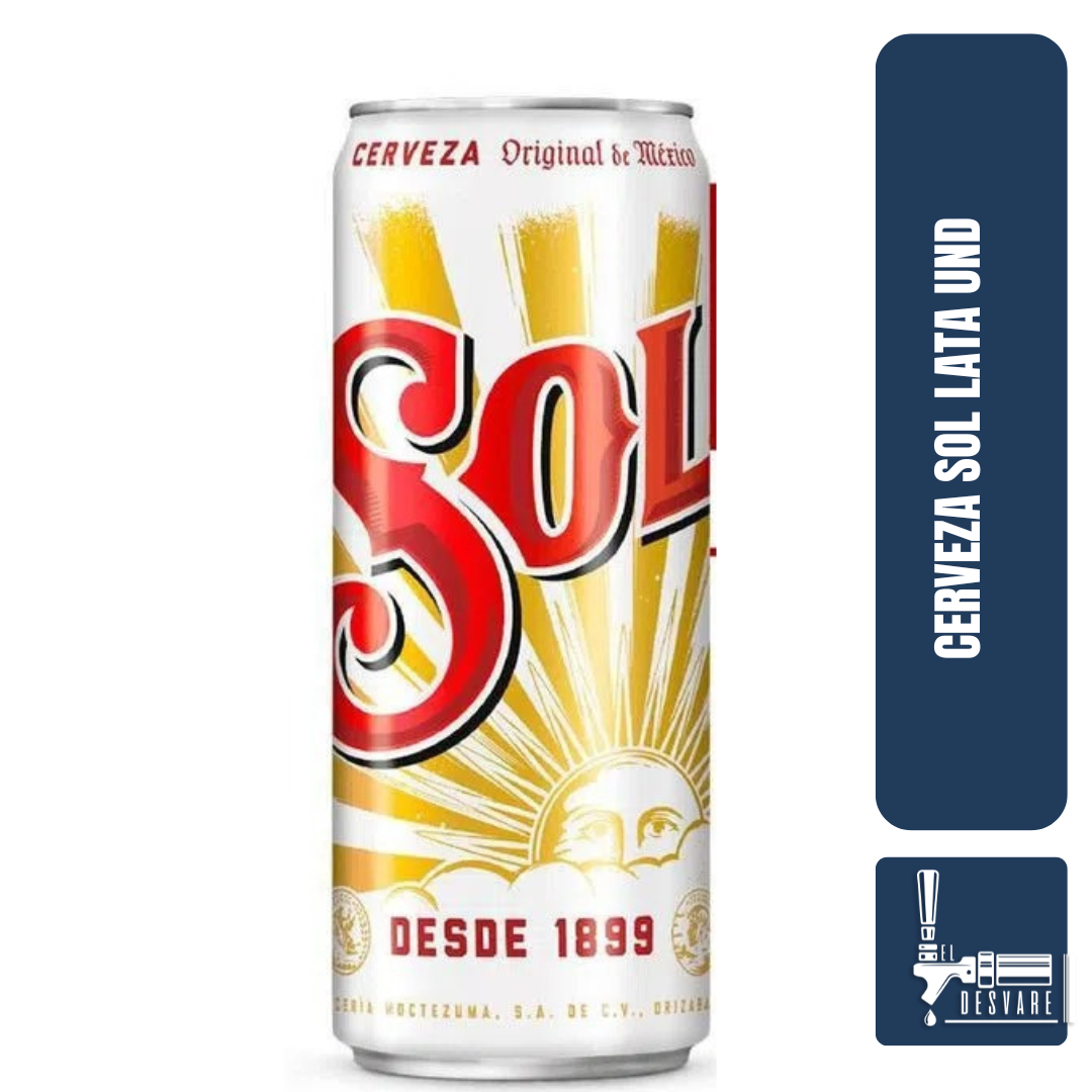 CERVEZA SOL LTA UND 269ML