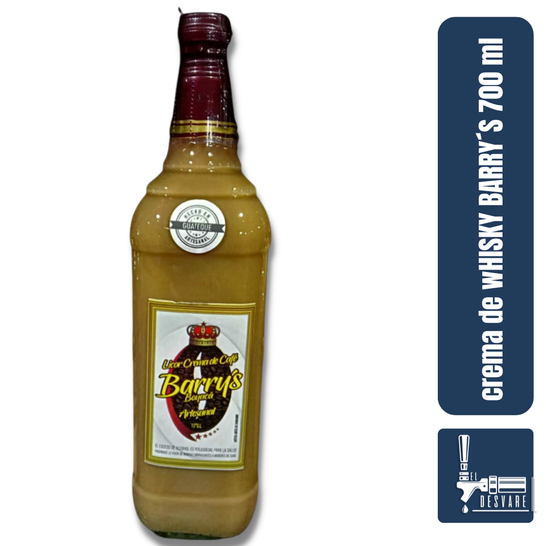 LICOR DE CAFE BARRYS 750ML