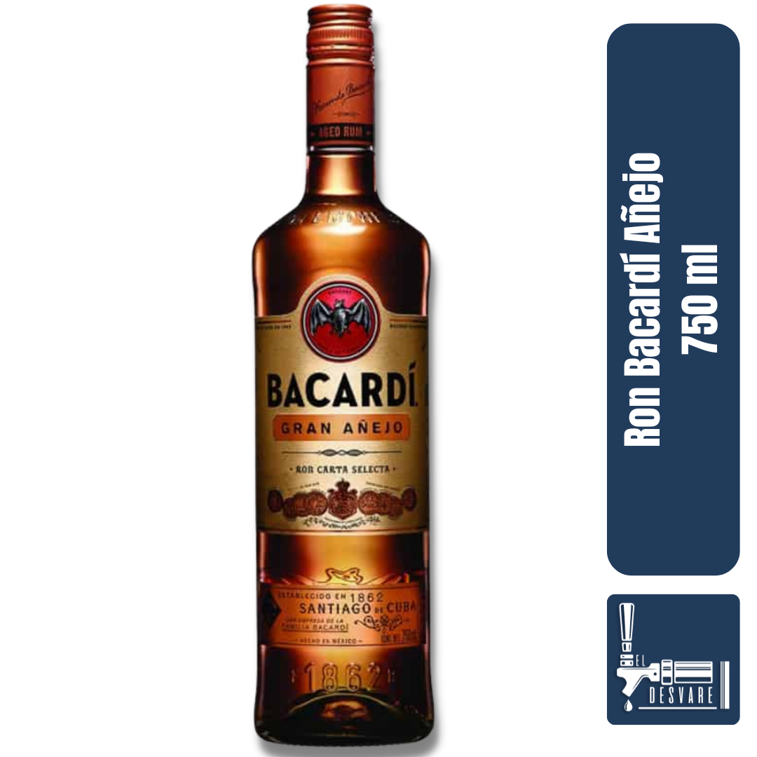 RON BACARDI AÑEJO BOTELLA 750ML