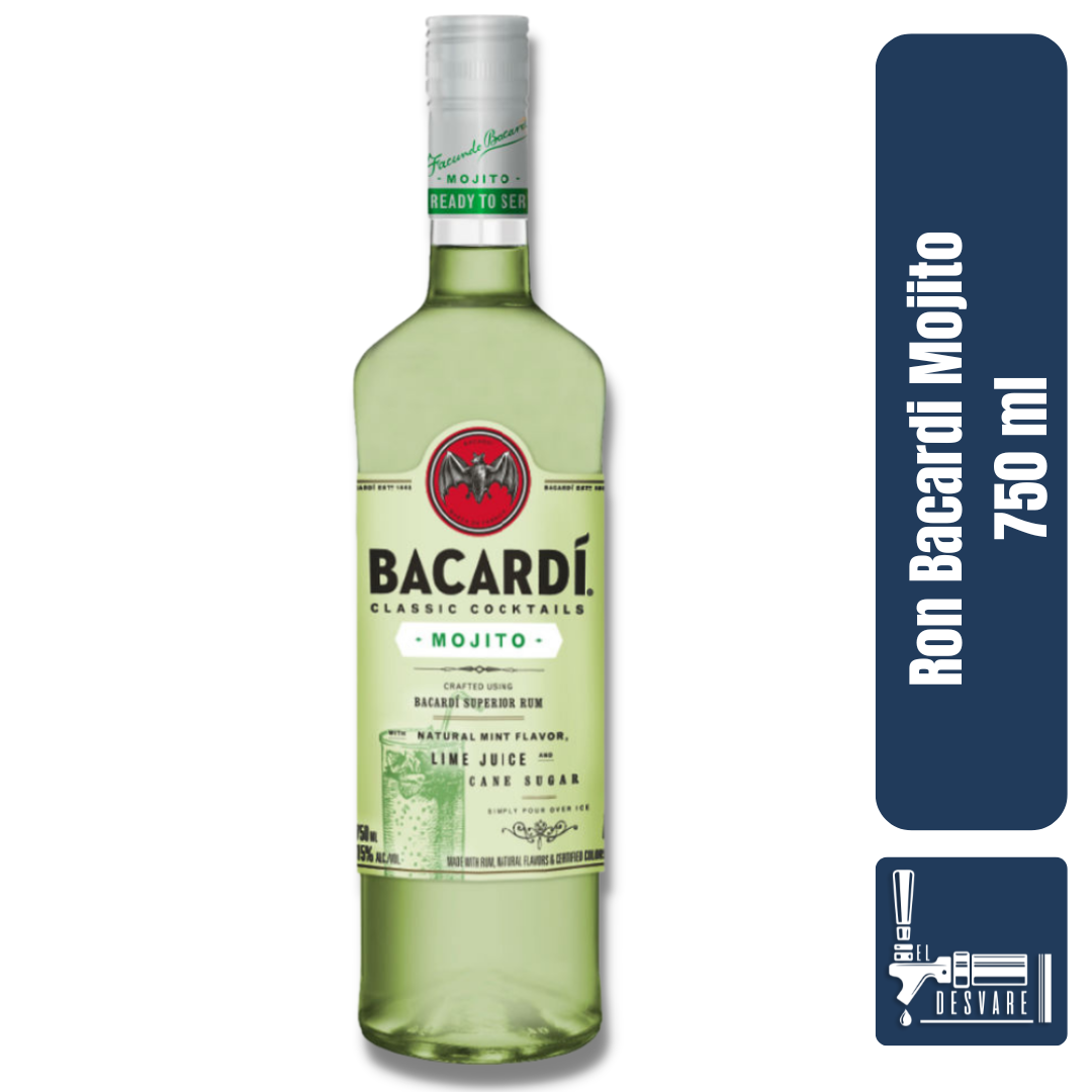 RON BACARDI MOJITO 750 ML