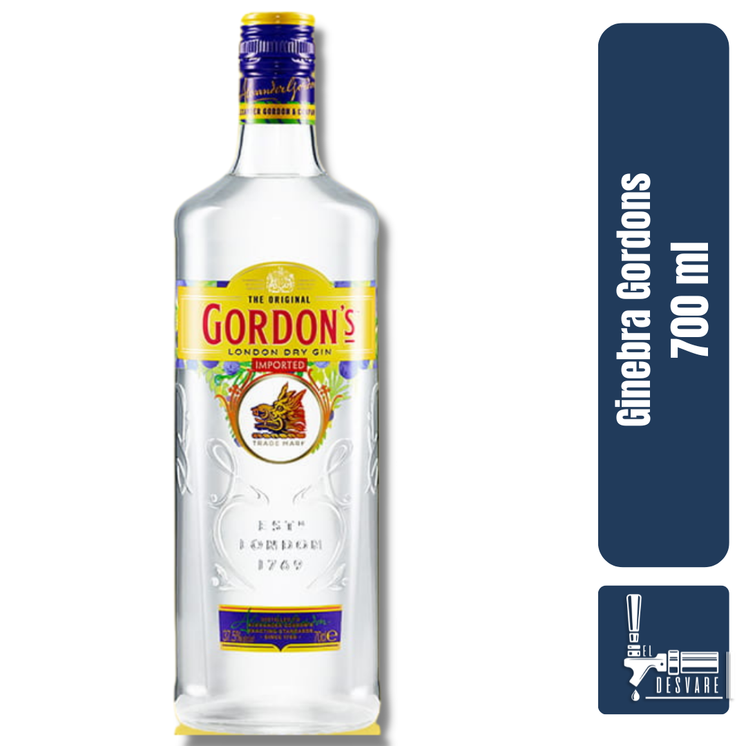 GINEBRA GORDONS DRY GIN 700ML