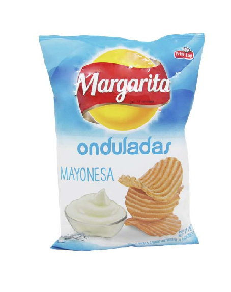 PAPAS ONDULADAS 130GR MARGARITA