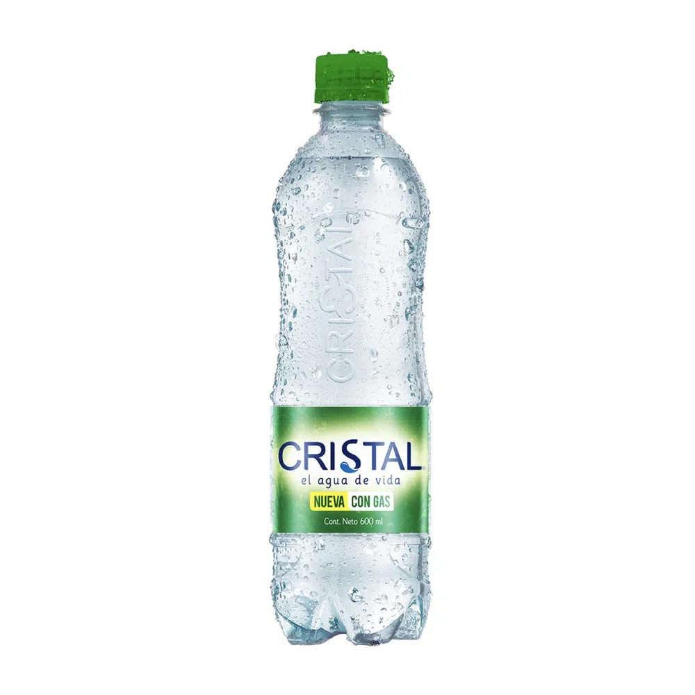 Agua Cristal con Gas 600ml