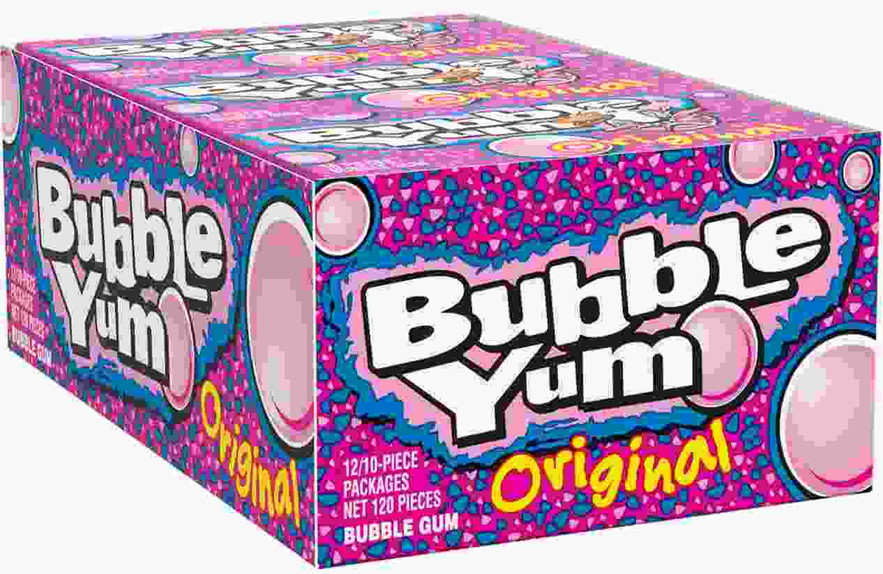 Bubble YUM chicle sabor original x 12