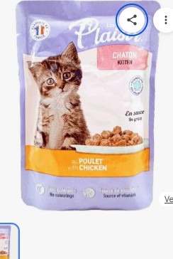 TROZOS EN SALSA CON POLLO PARA GATITO 100GR