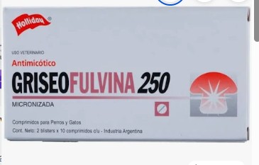 GRISEOFULVINA 250( BLISTER X 10 UNIDADES)