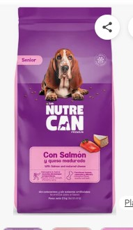 NUTRECAN SEÑIOR SALMON Y QUESO 2KG