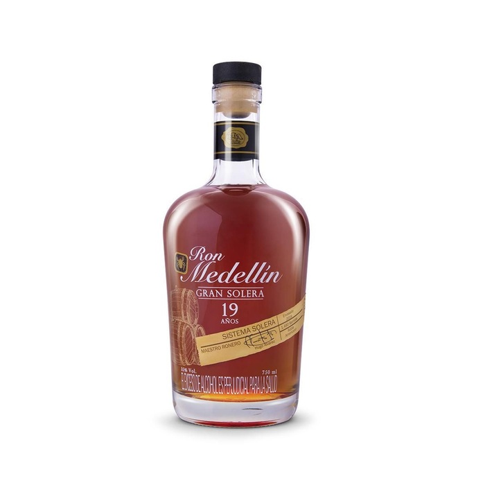 Ron Medellin 19 Años Gran Solera 750ml