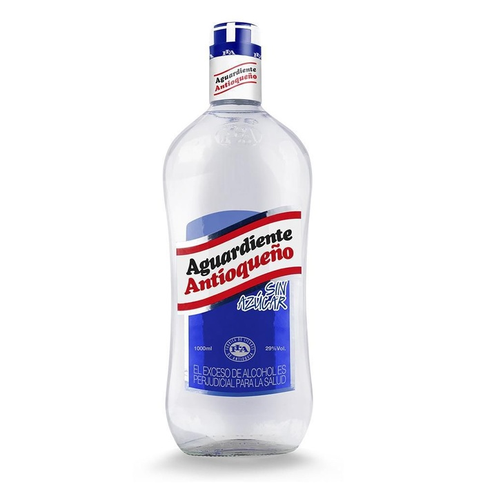 Aguardiente Tapa Azul 1000 ml