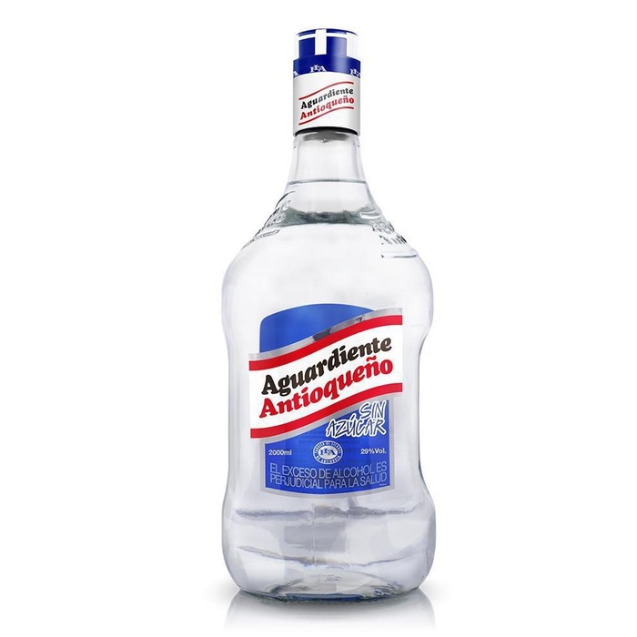 Aguardiente Tapa Azul 2000 ml