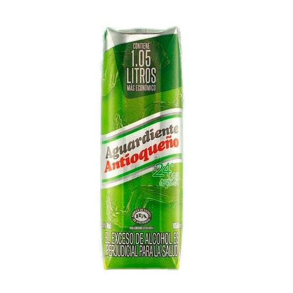 Aguardiente Tapa Verde 1050ml Tetra