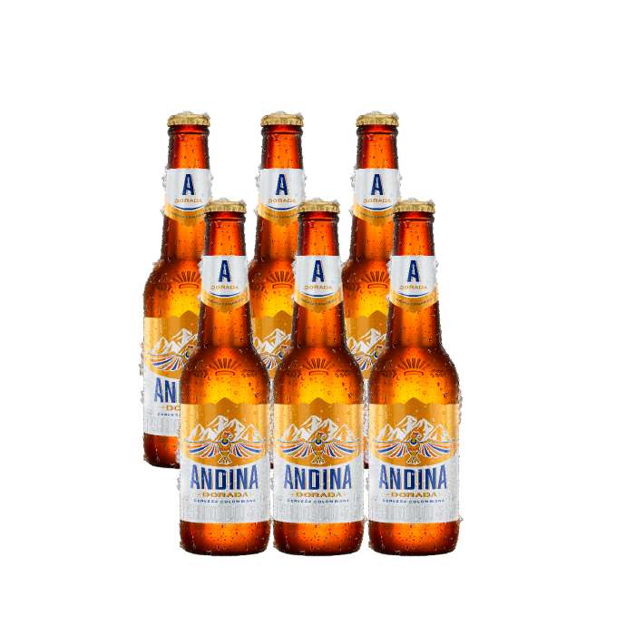 Andinita botella Dorada 250 ml 