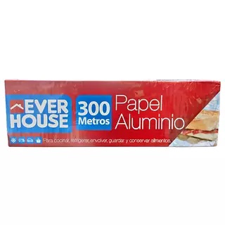 Papel Aluminio 300metros Ever House