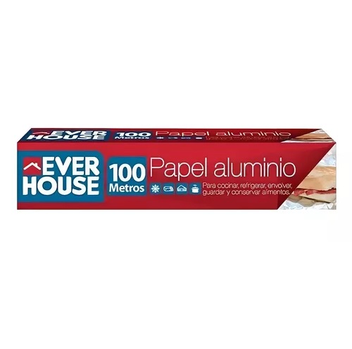 Papel Aluminio 100metros Ever House