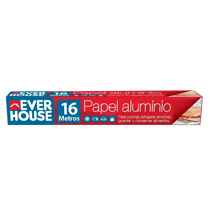 Papel Aluminio 16metros Ever House