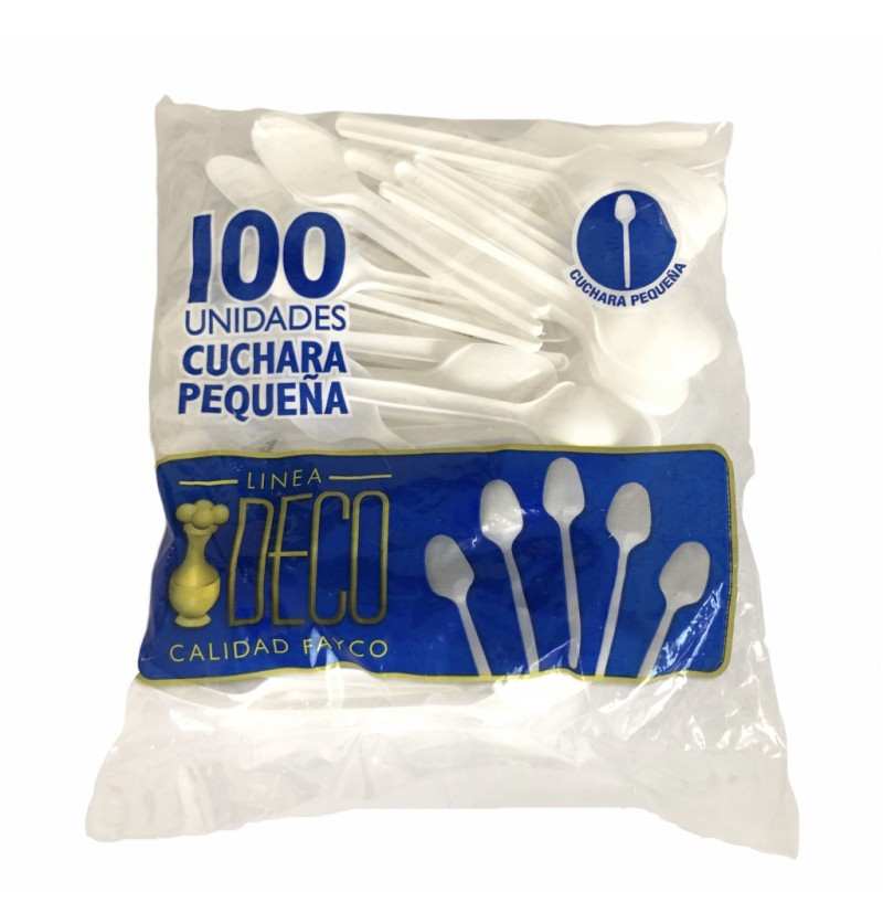 Cuchara Pequeña para Postres 100und Deco