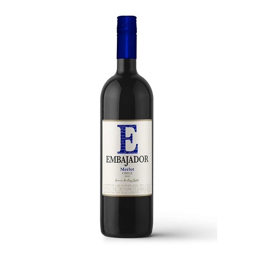 Vino Embajador Merlot 750ml