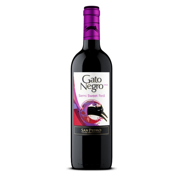 Vino Gato Negro Semi Sweet 750ml