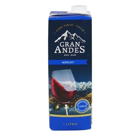 Vino Gran Andes Merlot 1000ml 