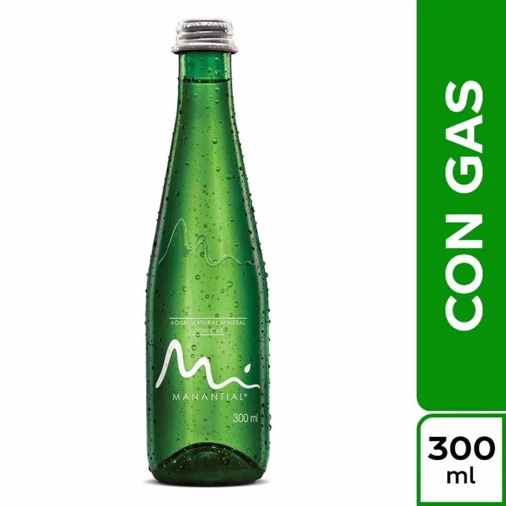 Agua Con Gas Manantial 300ml