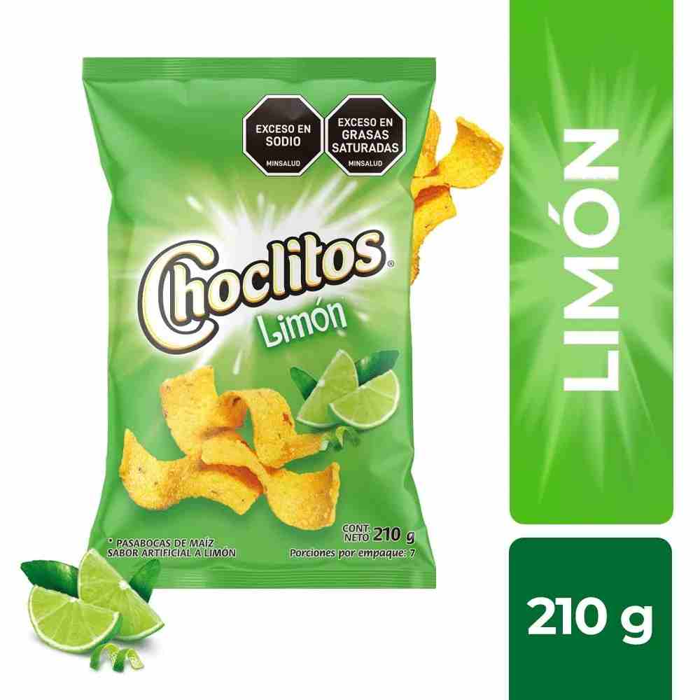 Choclitos Limon 210 Gramos