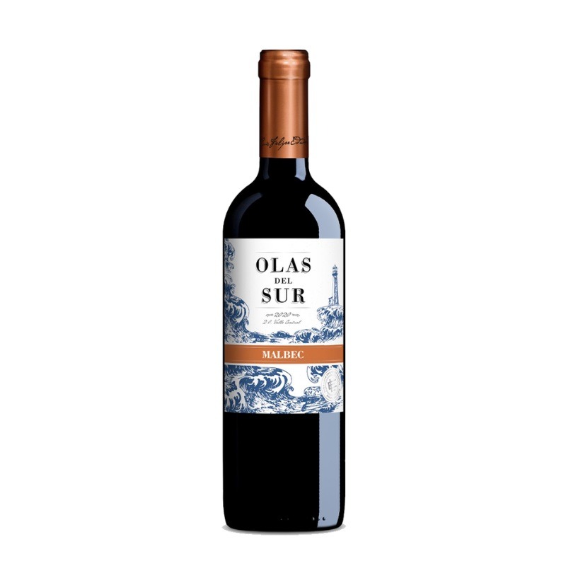 Vino Olas del Sur Malbec 750ml	