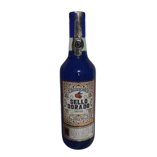 Triple Sec Blue Curacao Sello Dorado 750ml 