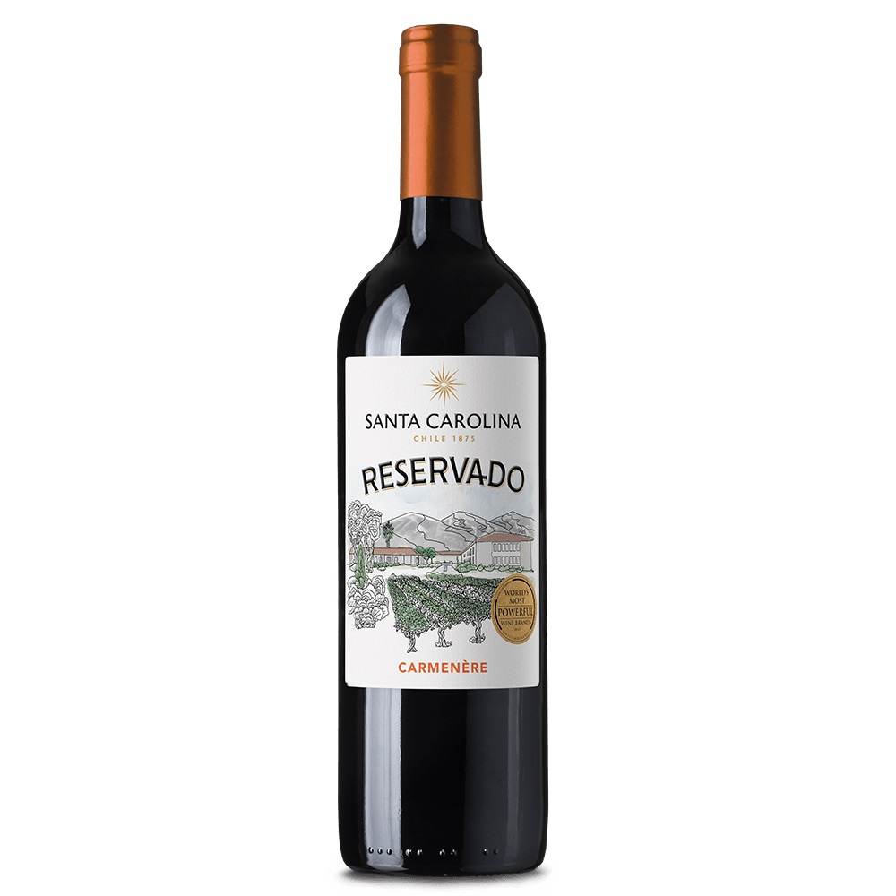 Vino Reservado Santa Carolina Carmenere 750ml