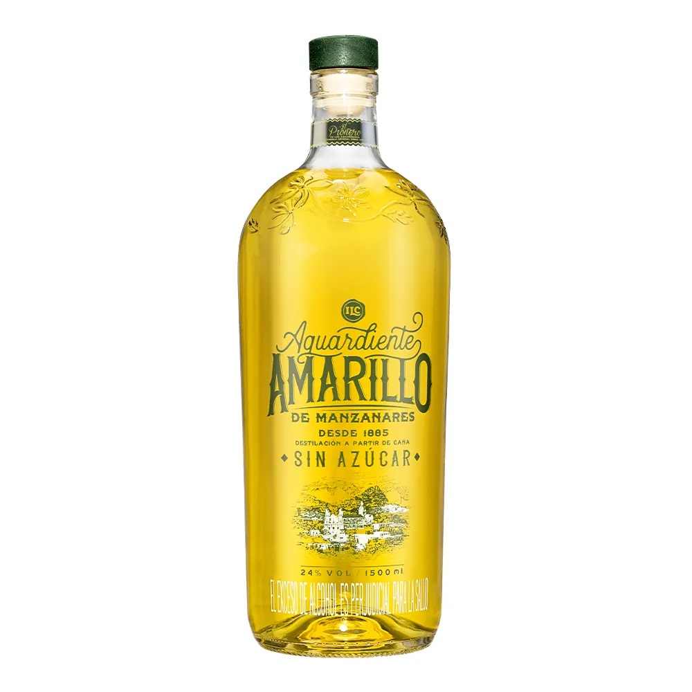 Aguardiente Amarillo De Manzanares 1500 ml 