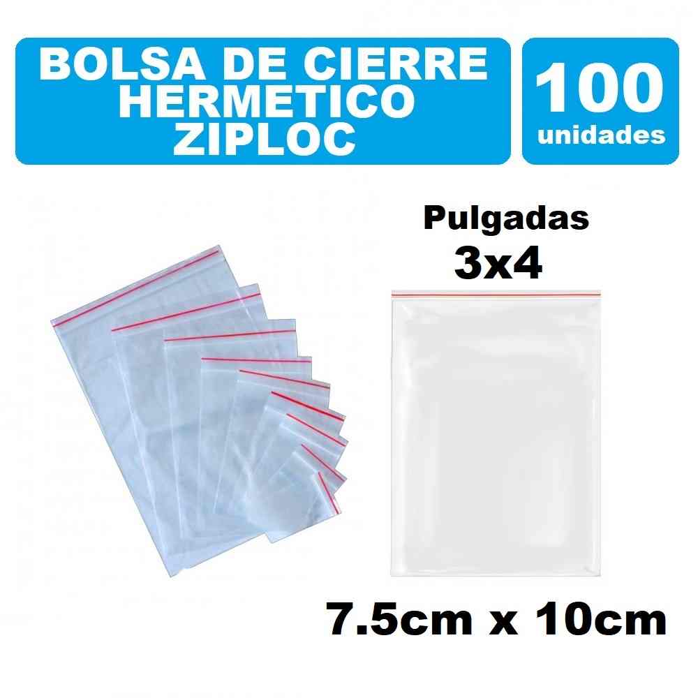 Bolsa Cierre Ziploc 3x4