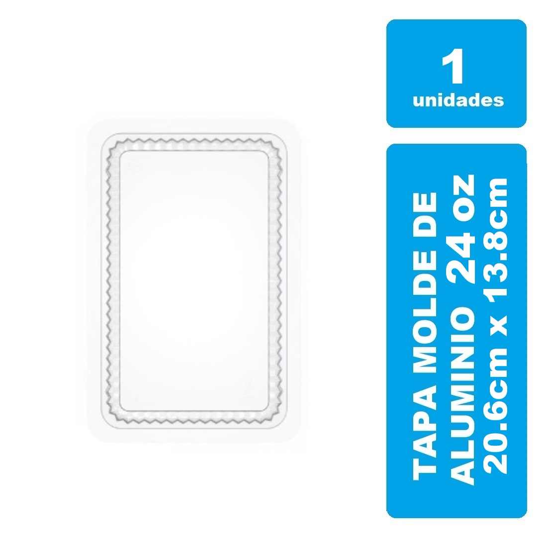 Tapa Molde Aluminio 24onz Plastica