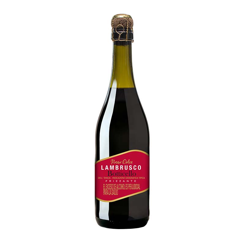 Vino Lambrusco Botticello Tinto 750 Ml