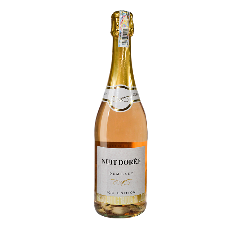 Vino Espumoso Nuit Dorée Ice Edition Demi-Sec Rosada 750ml