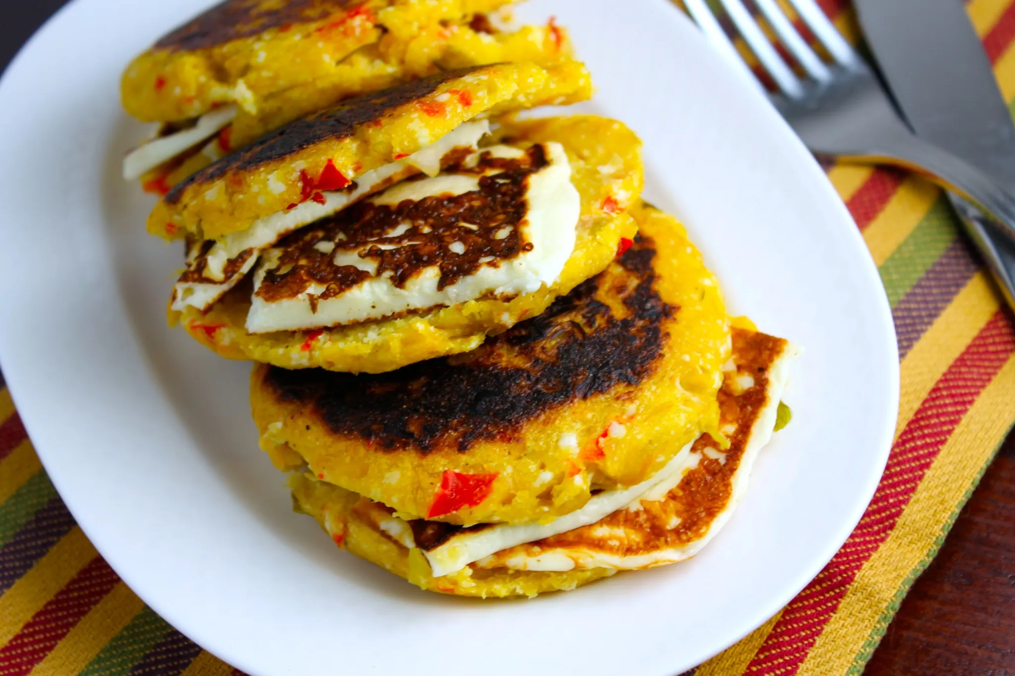 Arepa Santandereana con Queso