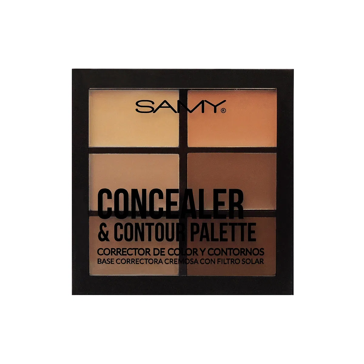 Paleta correctores de color cremoso  SAMY Medium dark