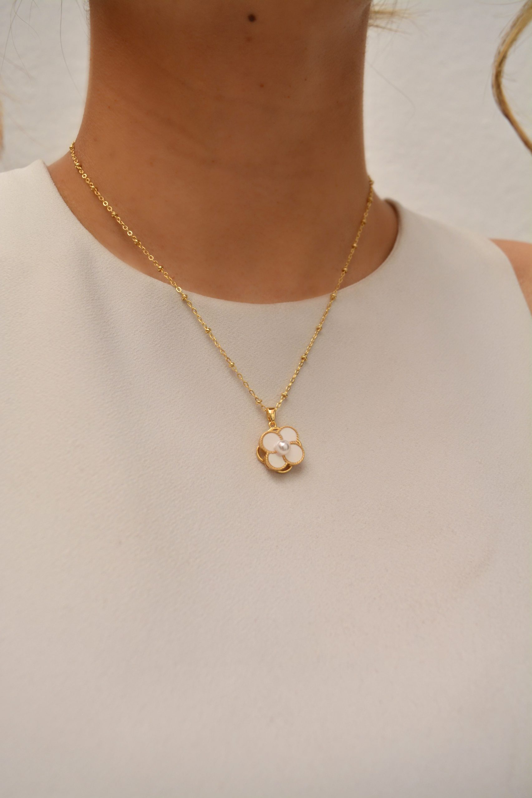 CADENA FLOR GIRATORIA