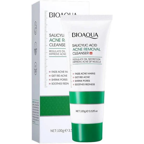 Jabón Facial Anti Acné Ácido Salicílico 100 g Bioaqua