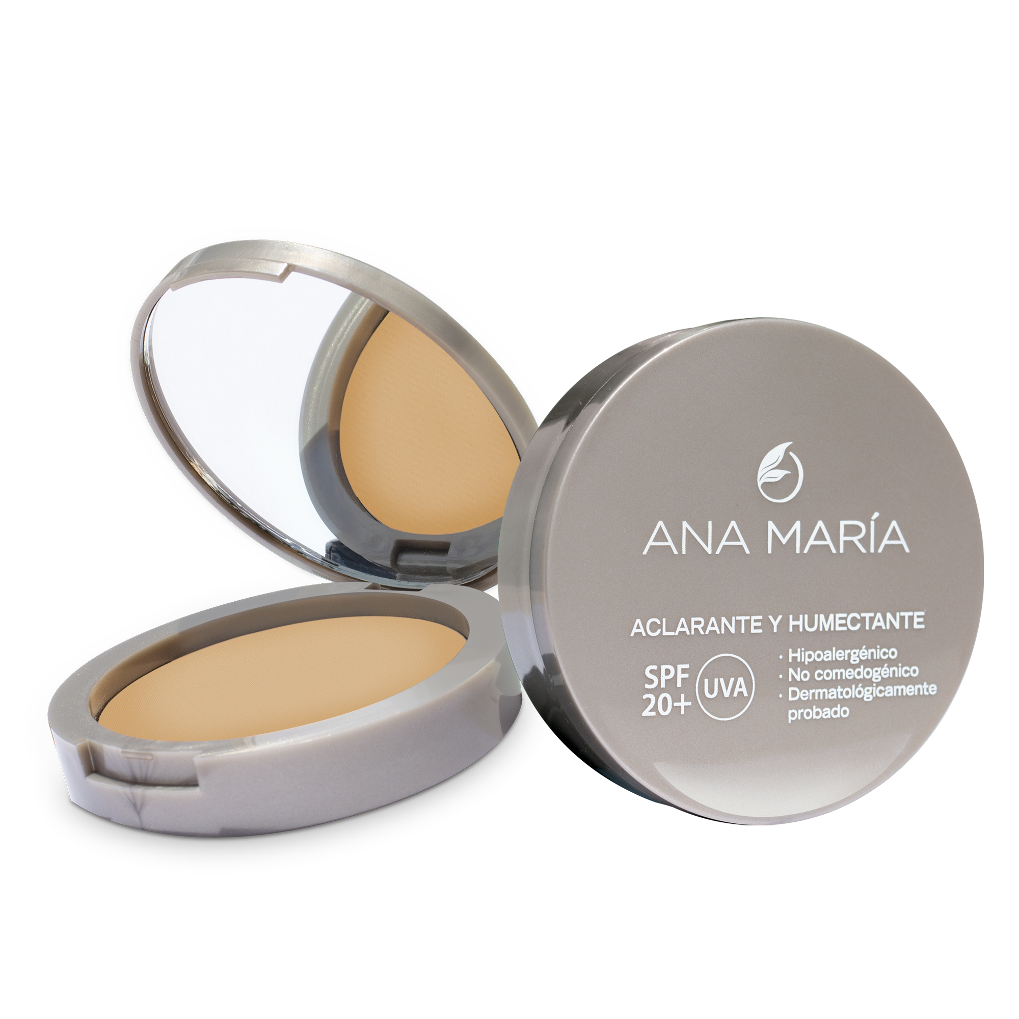 Polvo Facial Compacto Aclarante y humectante Canela X 15 G Ana Maria