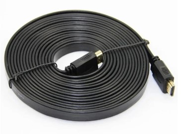 CABLE HDMI PLANO 20MTS NEGRO