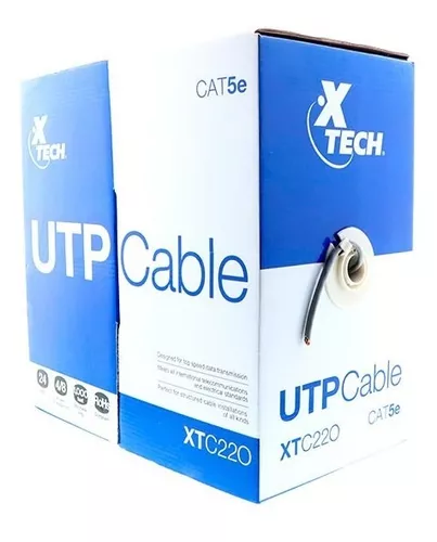 Cable UTP Xtech Cat 5E Model XTC220 305m