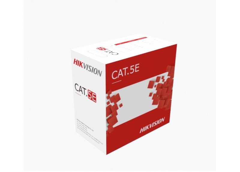 CABLE UTP HIKVISION CAT 5E EXTERIOR 305M DS-1LN5EO-NEGRO