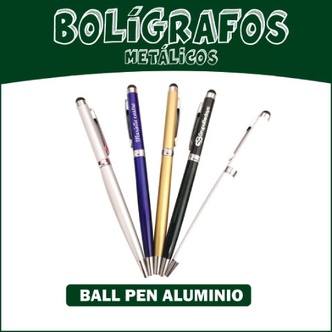 Boligrafos Esferos Metalicos Referencia Ball Pen Aluminio