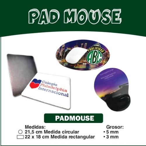 Sublimación Pad Mouse