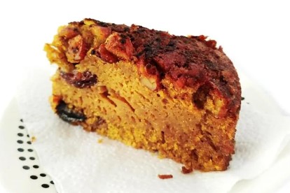 Torta de Arroz Integral con Frutos secos o Banano (porción)