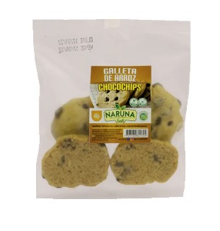 Galletas de Arroz con Chocochips 4 unid 45gr - Naruna