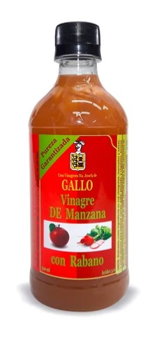 Vinagre  manzana rábano 500ml Gallo